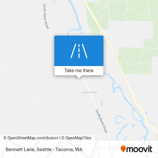 Bennett Lane map