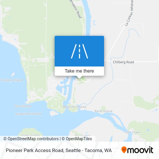Mapa de Pioneer Park Access Road