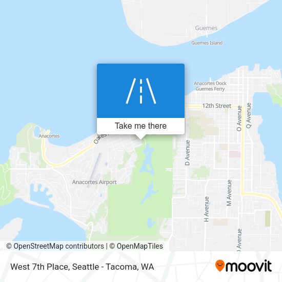Mapa de West 7th Place