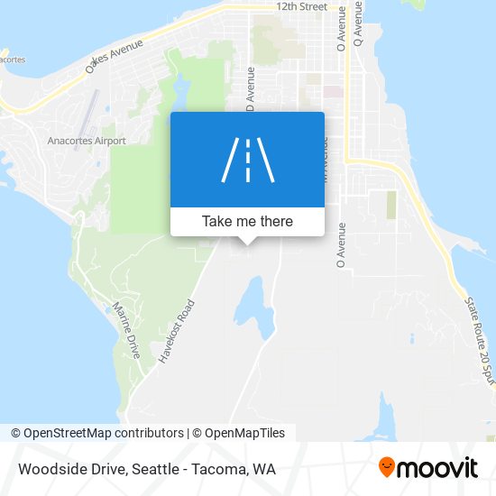 Mapa de Woodside Drive