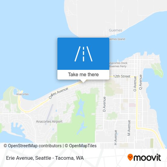 Mapa de Erie Avenue