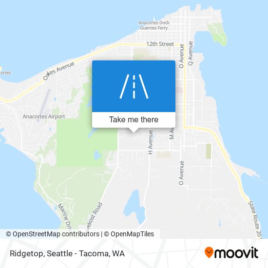 Mapa de Ridgetop