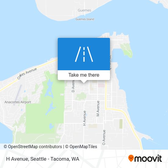 Mapa de H Avenue