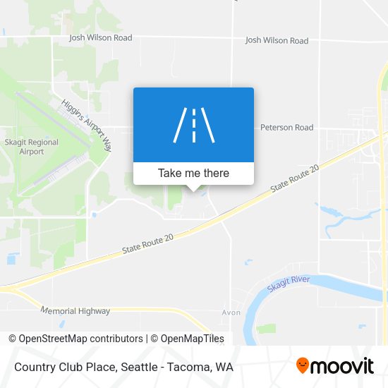 Country Club Place map