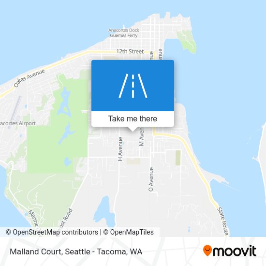 Malland Court map