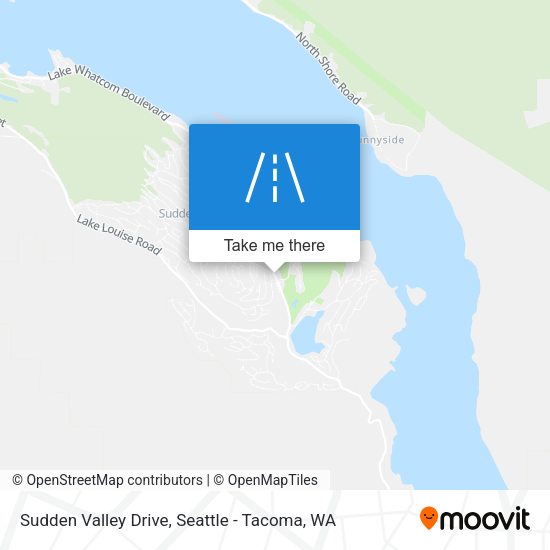 Sudden Valley Drive map