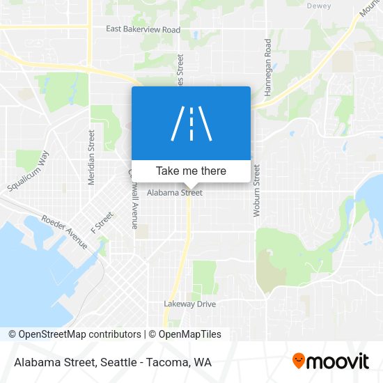 Mapa de Alabama Street