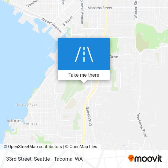 33rd Street map