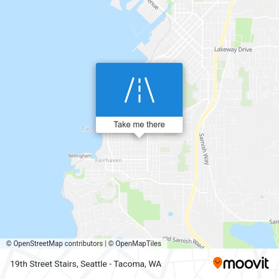 19th Street Stairs map