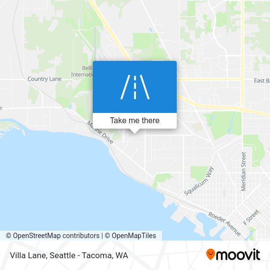 Villa Lane map