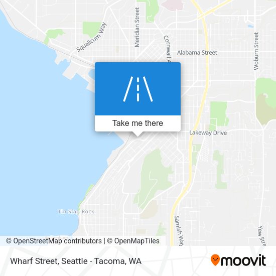 Wharf Street map