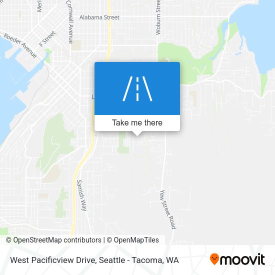 Mapa de West Pacificview Drive