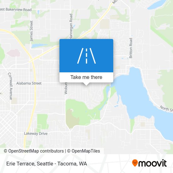 Erie Terrace map