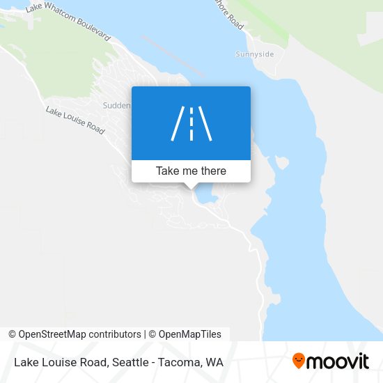 Mapa de Lake Louise Road