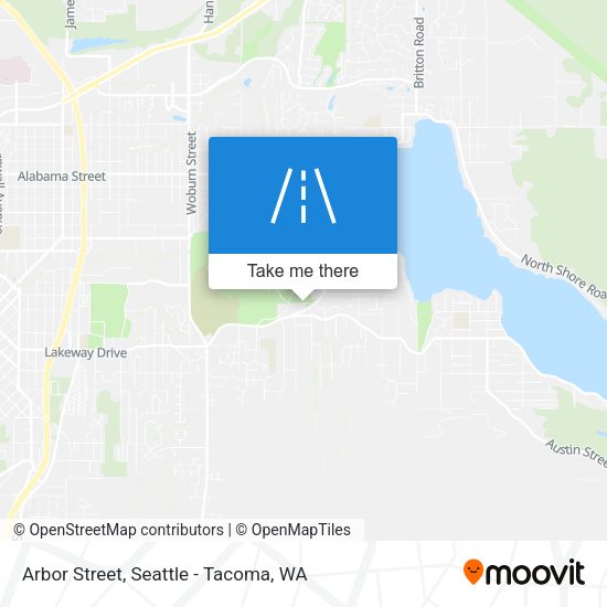 Arbor Street map