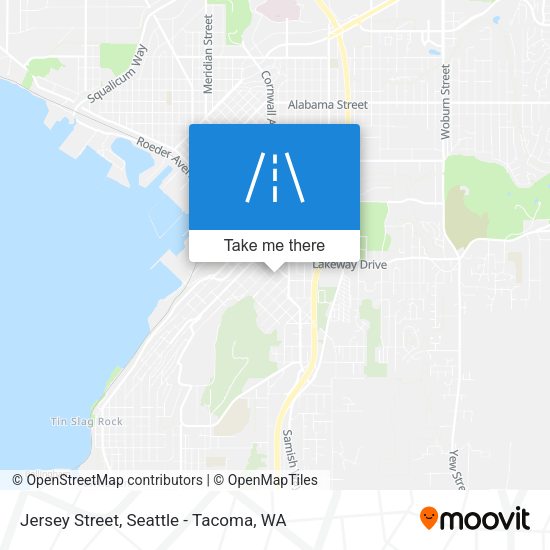 Jersey Street map