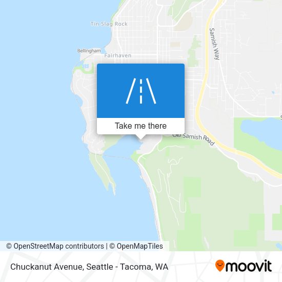Mapa de Chuckanut Avenue