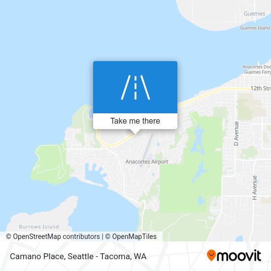 Camano Place map