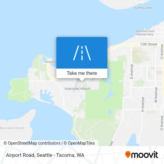 Airport Road map