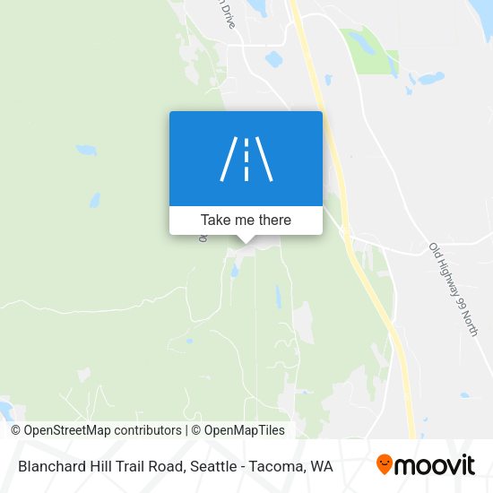 Blanchard Hill Trail Road map