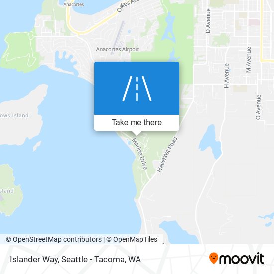 Islander Way map