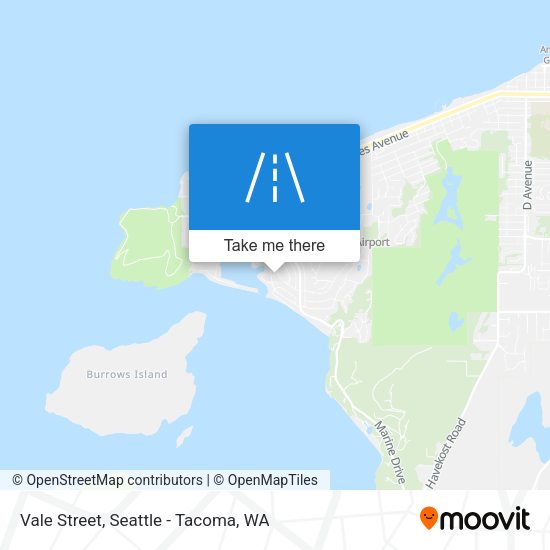 Vale Street map