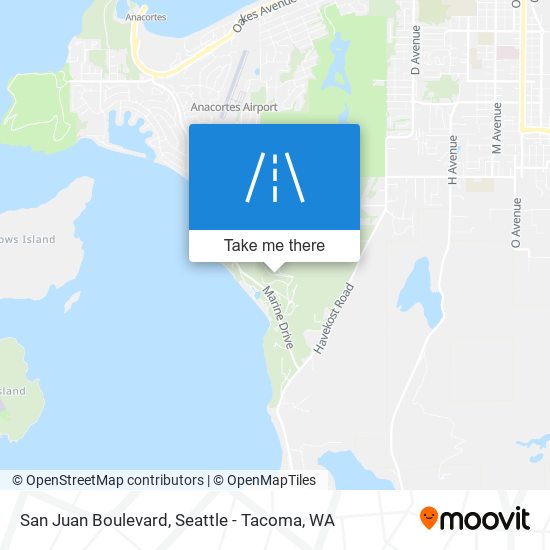 Mapa de San Juan Boulevard