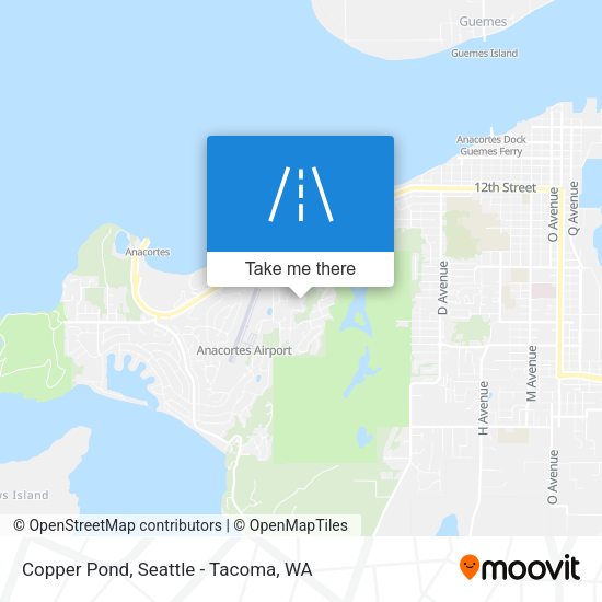 Copper Pond map