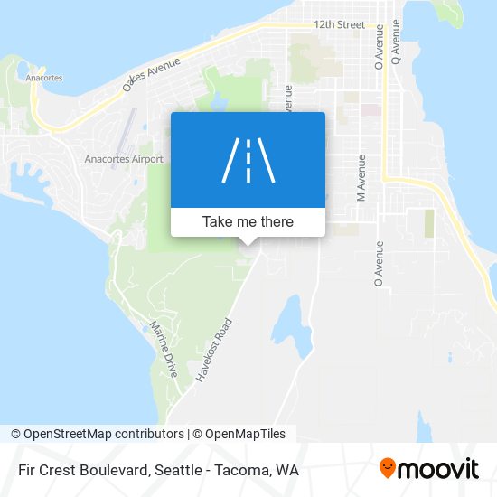 Mapa de Fir Crest Boulevard