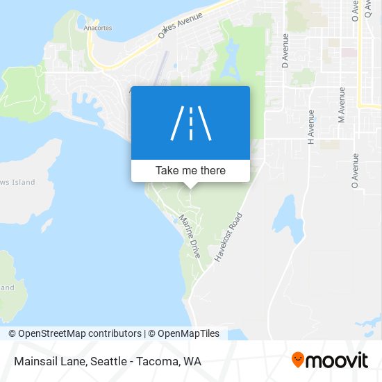 Mainsail Lane map