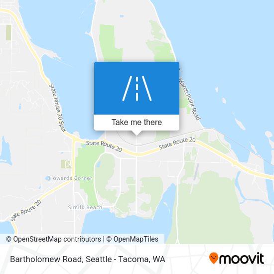 Mapa de Bartholomew Road