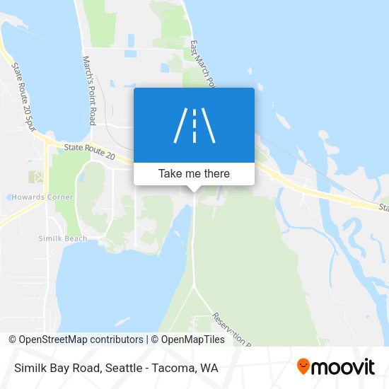 Similk Bay Road map