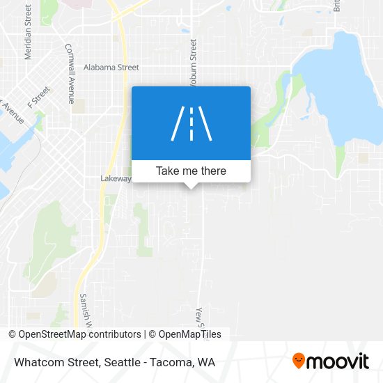 Whatcom Street map