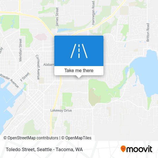 Toledo Street map