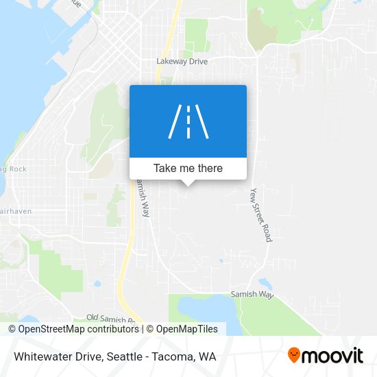 Whitewater Drive map
