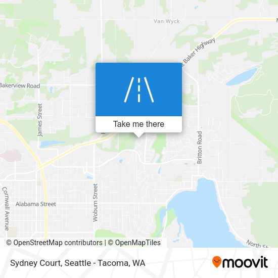 Mapa de Sydney Court