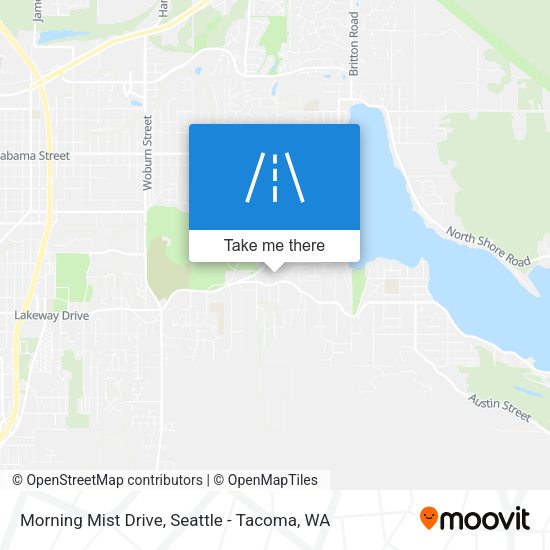 Morning Mist Drive map