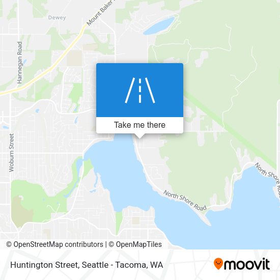 Mapa de Huntington Street