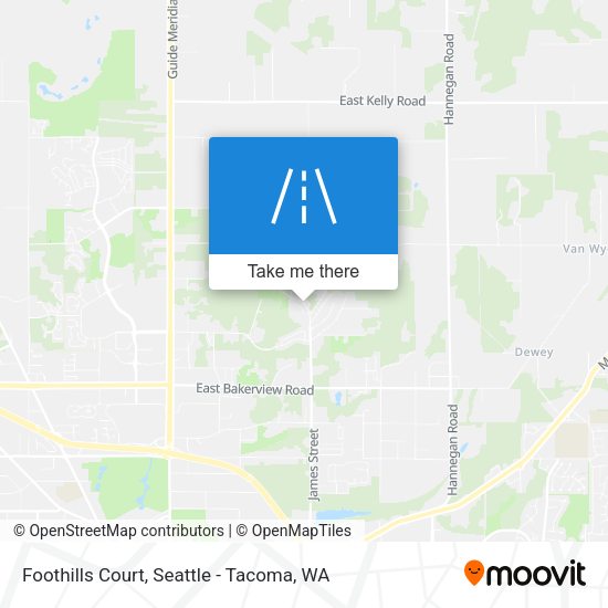 Foothills Court map