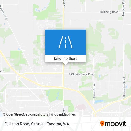 Mapa de Division Road