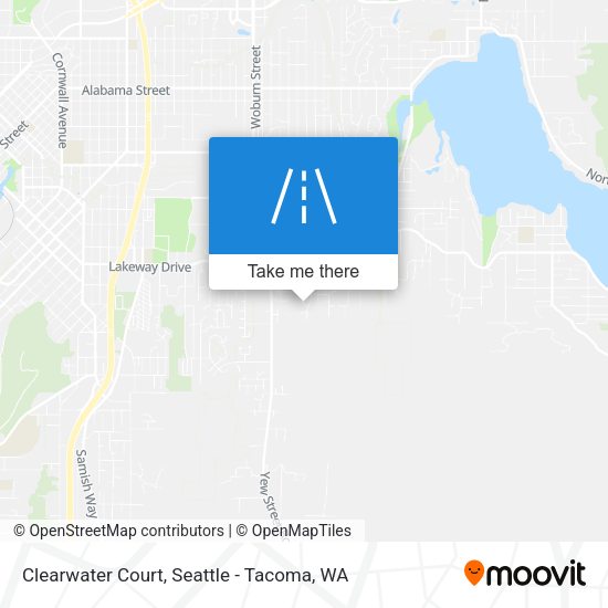 Mapa de Clearwater Court