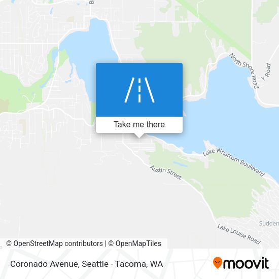 Coronado Avenue map