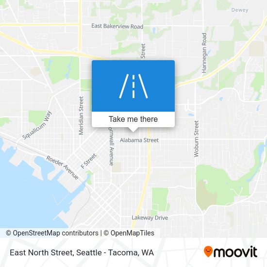 East North Street map