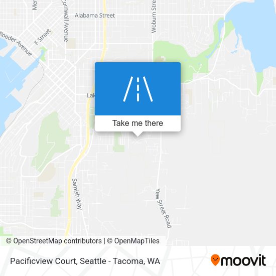 Pacificview Court map