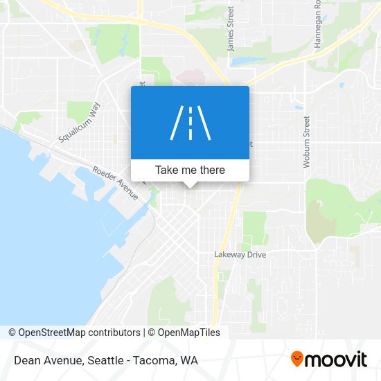 Dean Avenue map