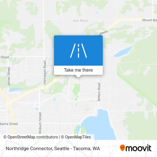 Mapa de Northridge Connector