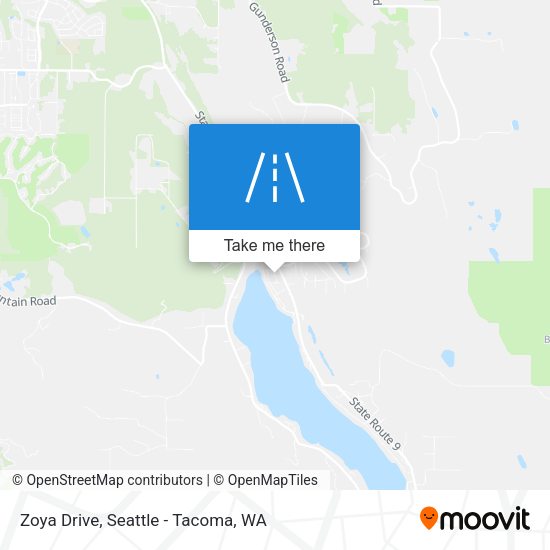 Mapa de Zoya Drive