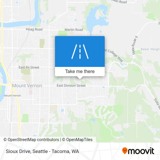 Mapa de Sioux Drive