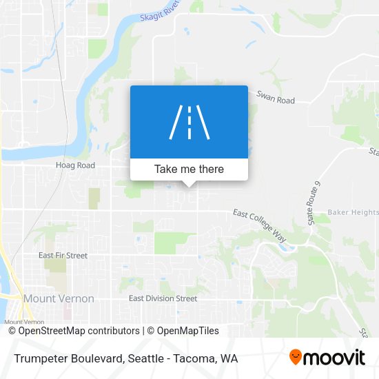 Trumpeter Boulevard map