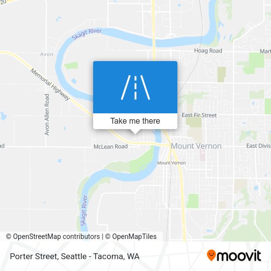 Mapa de Porter Street